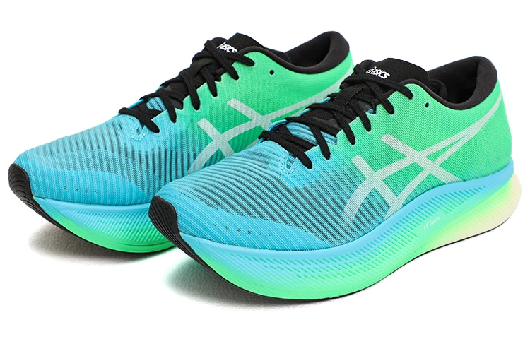 商品[国内直发] Asics|Metaspeed Sky 碳板 舒适 透气 低帮 跑步鞋 男款 蓝绿,价格¥1241,第4张图片详细描述