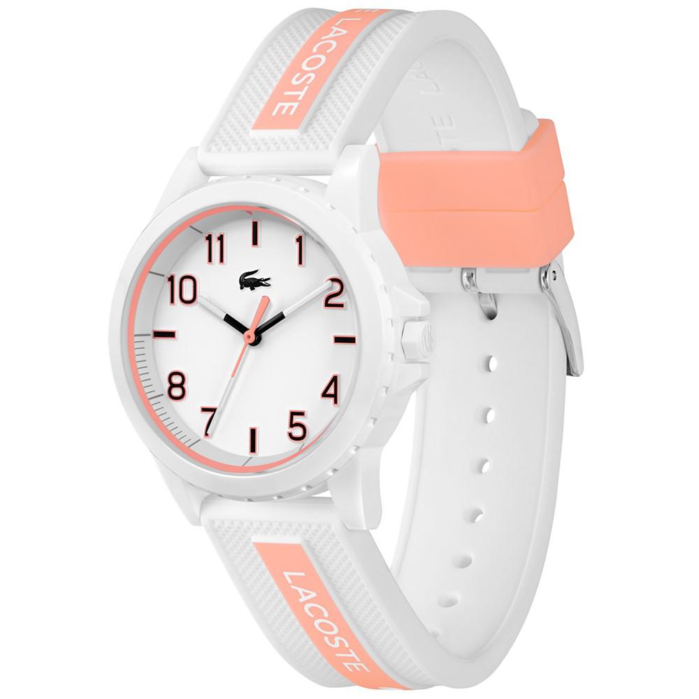 Kids' Rider White & Peach Silicone Strap Watch 36mm商品第2张图片规格展示