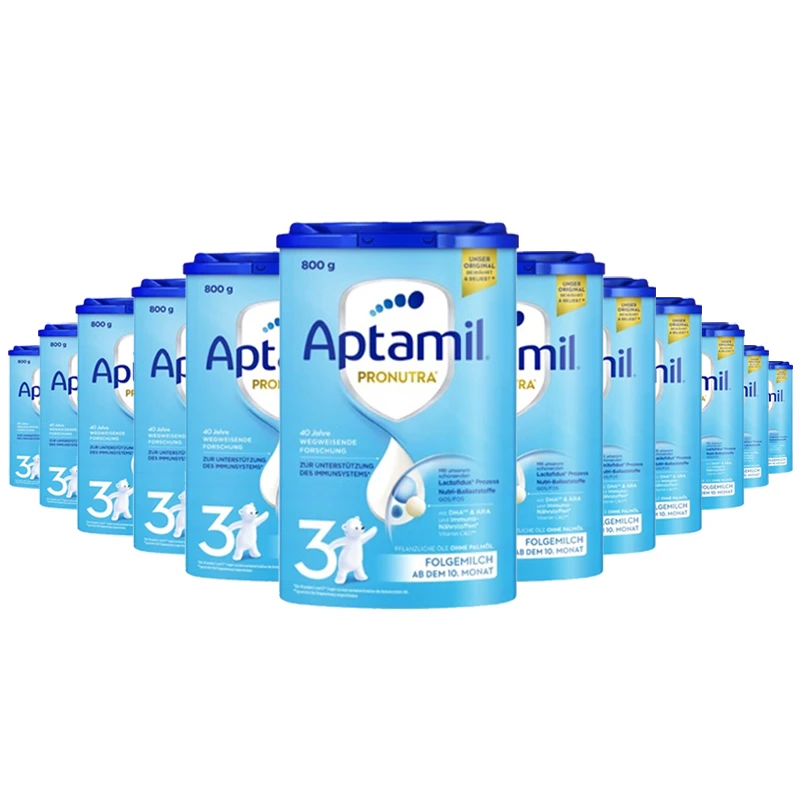 德国爱他美aptamil奶粉3段800g/罐 新旧版本随机（保税仓发货）（预售3个工作日内发货） 商品