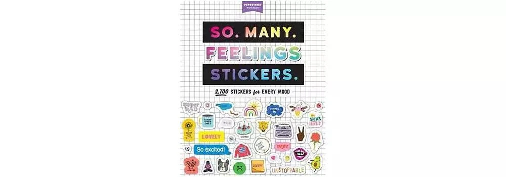 商品Barnes & Noble|So. Many. Feelings Stickers.: 2,700 Stickers for Every Mood by Pipsticks +Workman,价格¥98,第1张图片