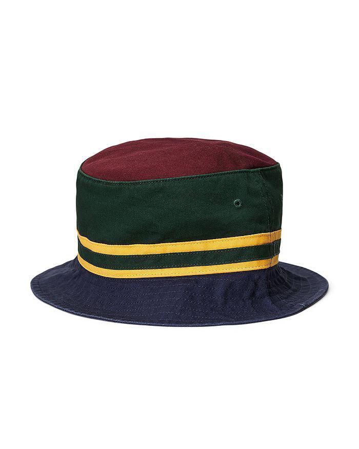 商品Ralph Lauren|Colorblocked Logo Bucket Hat,价格¥478,第4张图片详细描述