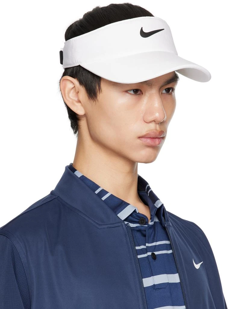 商品NIKE|White Dri-FIT Aerobill Visor,价格¥126,第2张图片详细描述