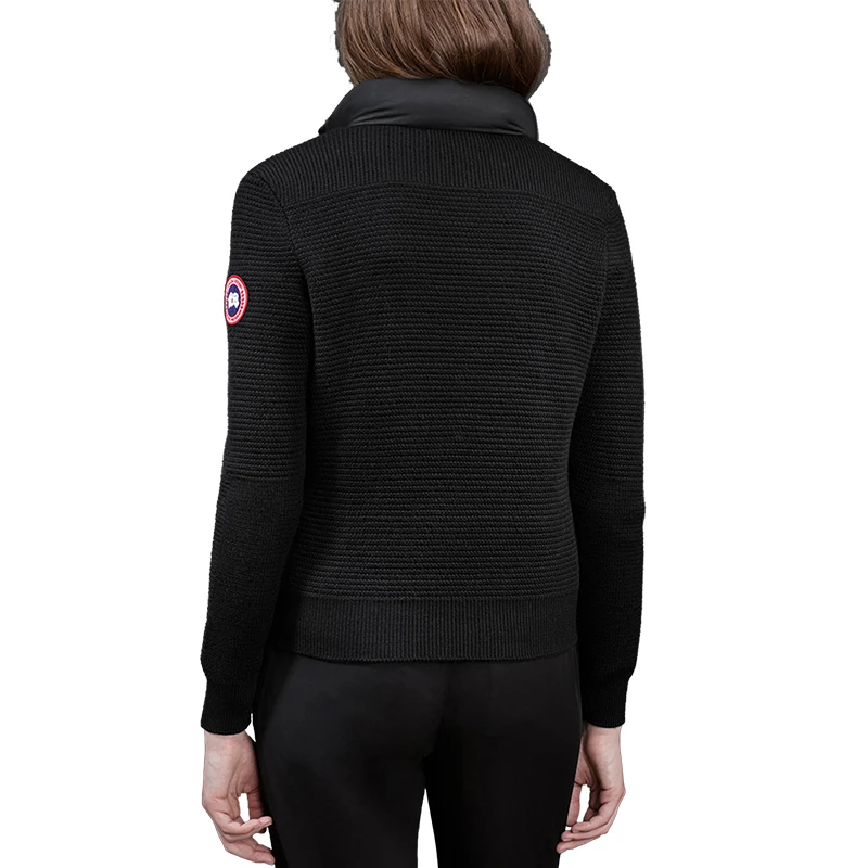 Canada Goose 加拿大鹅 女士黑色HYBRIDGE鹅绒羽绒服 6830L-BLACK 商品