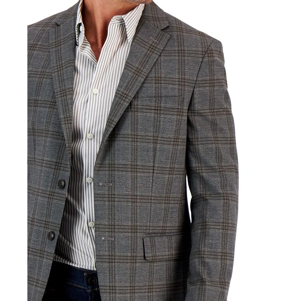 商品Tommy Hilfiger|Men's Modern-Fit Plaid Sport Coat,价格¥889,第4张图片详细描述