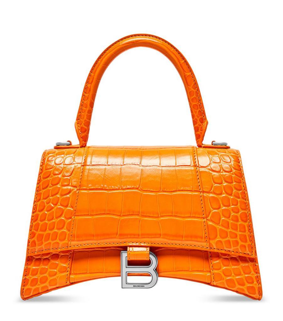 商品Balenciaga|XS Hourglass Top-Handle Bag,价格¥21769,第1张图片