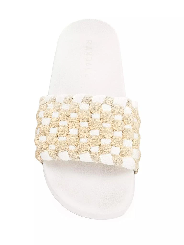 商品Loeffler Randall|Woven Terry Pool Slides,价格¥566,第5张图片详细描述