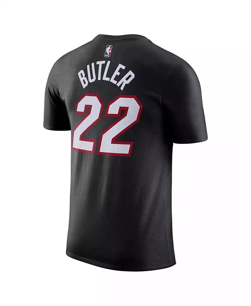 商品NIKE|Men's Jimmy Butler Black Miami Heat Icon 2022/23 Name and Number T-shirt,价格¥243,第3张图片详细描述
