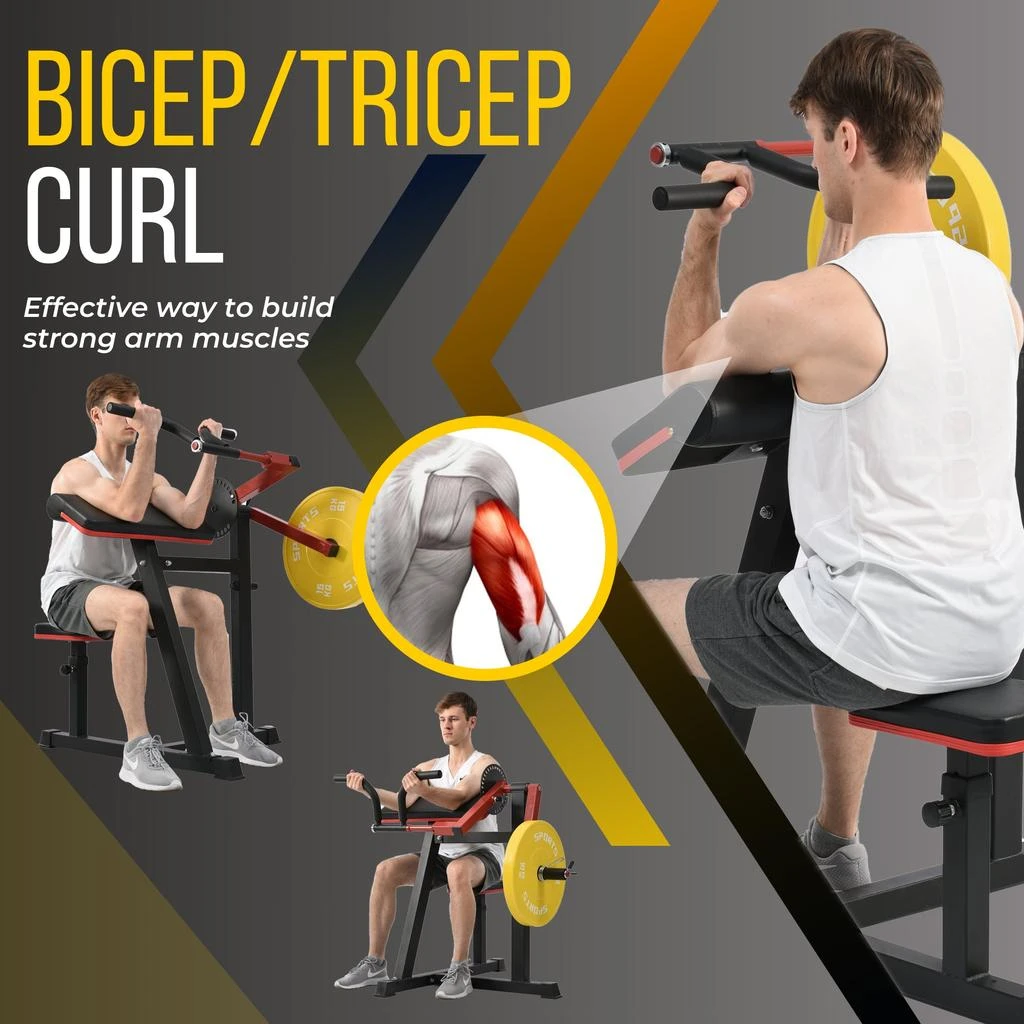 商品Simplie Fun|Bicep Tricep Curl Machine,价格¥5137,第5张图片详细描述