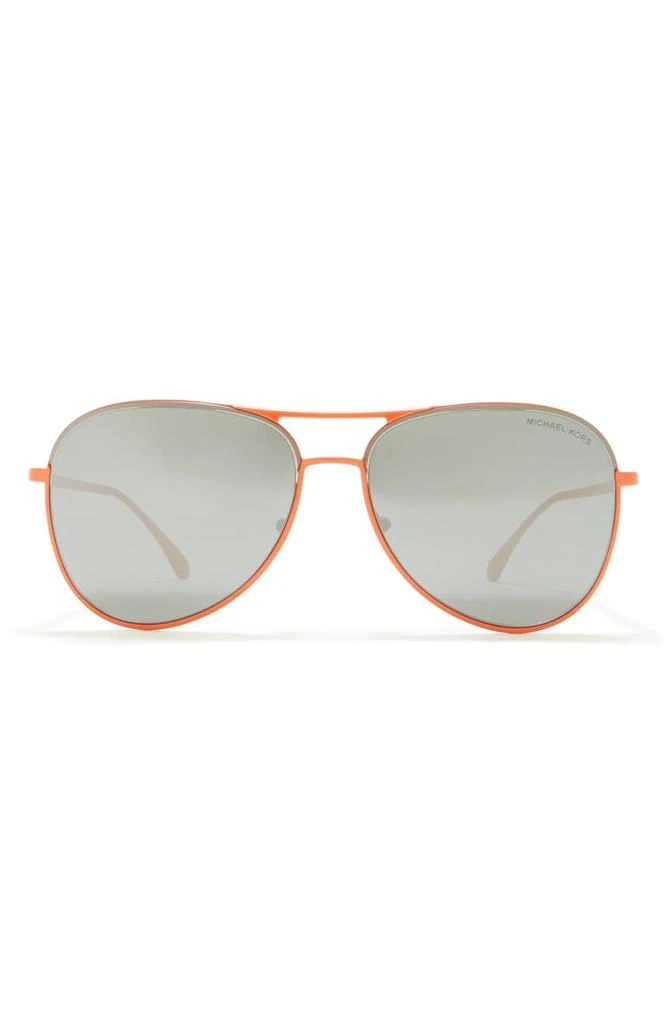 商品Michael Kors|Kona Sport Luxe 59mm Pilot Sunglasses,价格¥488,第1张图片