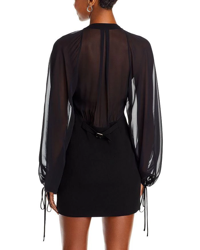 商品FRAME|Sheer Sleeve Blazer Dress,价格¥6010,第3张图片详细描述