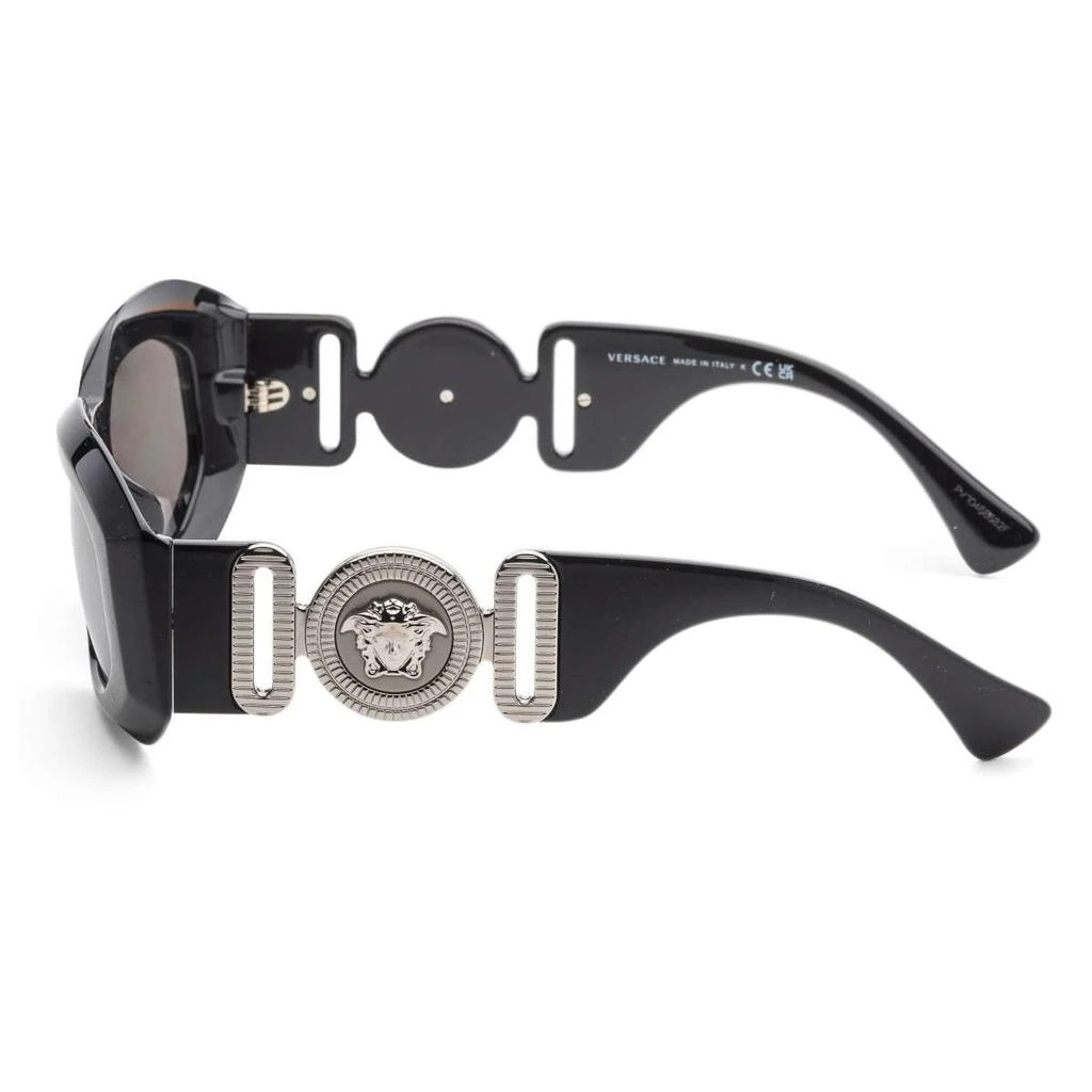 商品Versace|Versace Men's Black Geometric Sunglasses,价格¥873,第2张图片详细描述