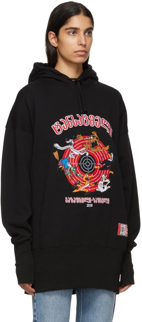 商品Vetements|Black Cartoon Hoodie,价格¥4565,第4张图片详细描述