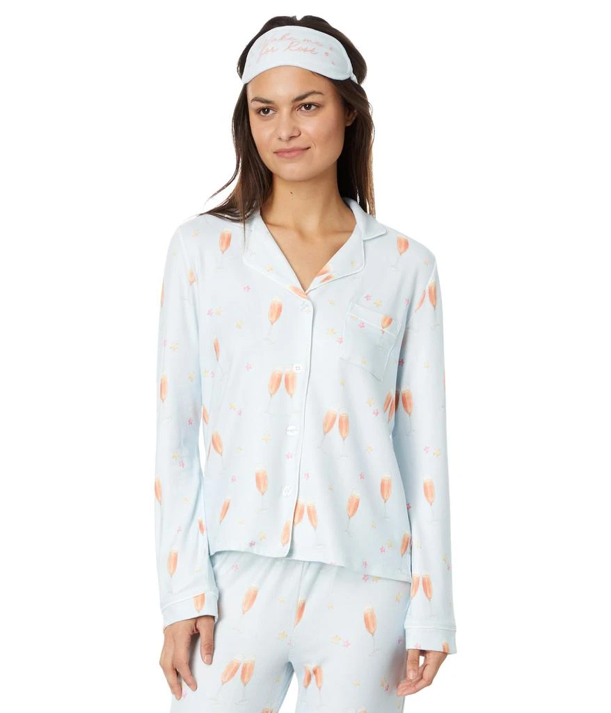 商品P.J. Salvage|You Had Me at Rosé PJ Set with Sleepmask,价格¥553,第2张图片详细描述