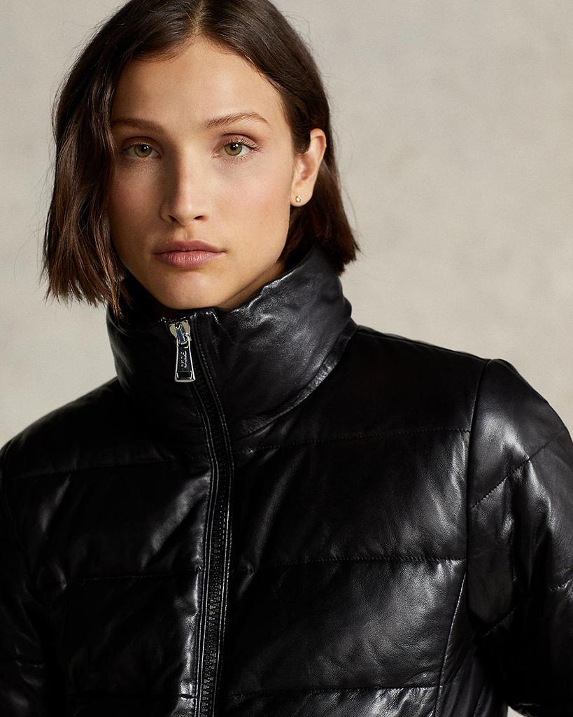 Leather Puffer Coat商品第5张图片规格展示