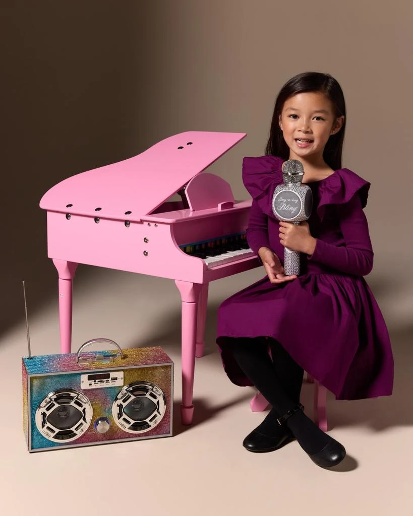 商品Neiman Marcus|Kid's Pink Baby Grand Piano,价格¥1397,第2张图片详细描述