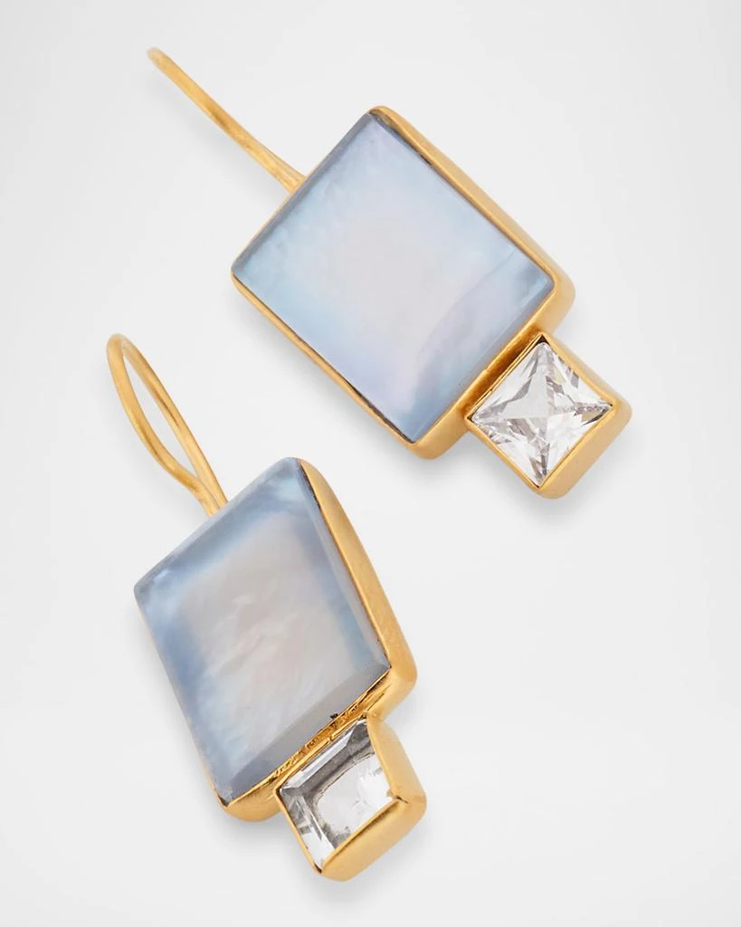 商品Dina Mackney|Chalcedony Triplet Topaz Earrings,价格¥1539,第3张图片详细描述