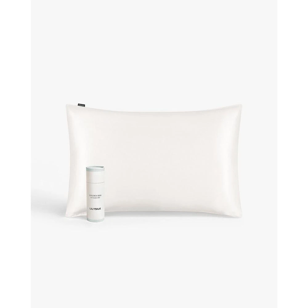 商品LILYSILK|White 100% Pure Mulberry Silk Pillowcase,价格¥329,第1张图片