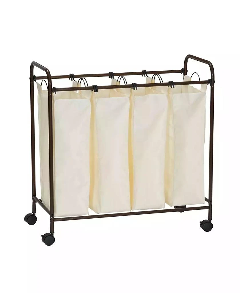 商品Household Essentials|Rolling 4 Bag Laundry Sorter,价格¥571,第1张图片