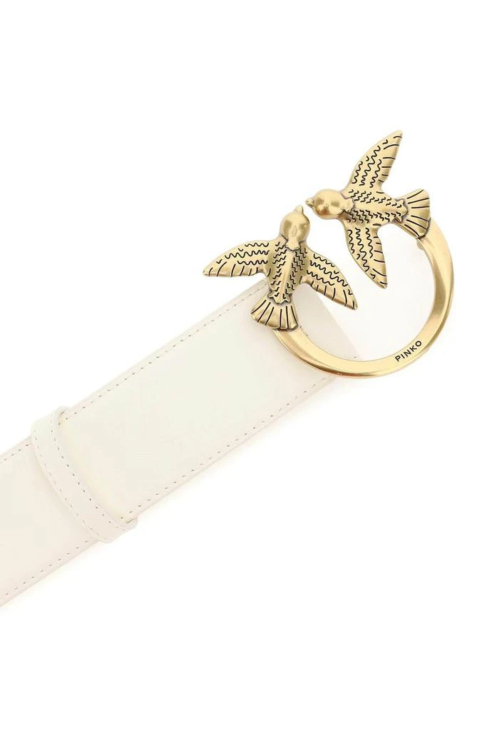 商品PINKO|LOVE BIRDS LEATHER BELT,价格¥355,第3张图片详细描述