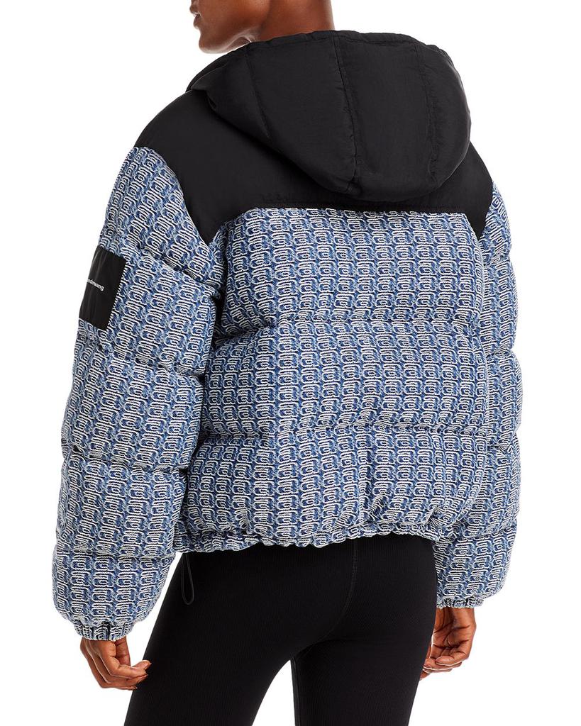 Logo Jacquard Puffer Coat商品第2张图片规格展示