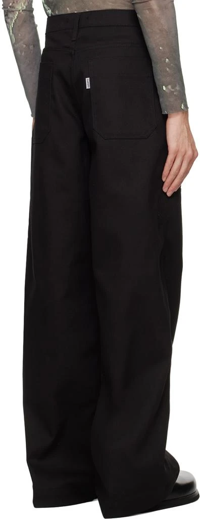 商品Serapis|SSENSE Exclusive Black Pleated Sailor Trousers,价格¥2302,第3张图片详细描述