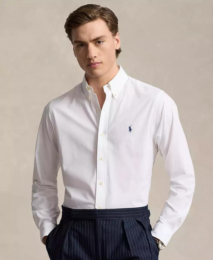 Camisa masculina clássica de popelina elástica image 2