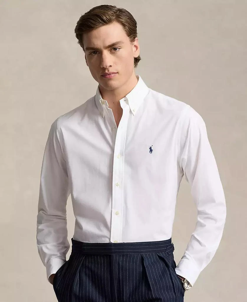 商品Ralph Lauren|Men's Classic-Fit Stretch Poplin Shirt,价格¥391,第1张图片