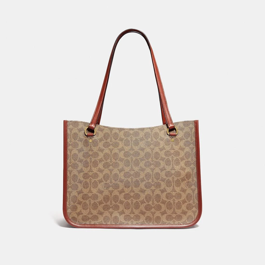 商品Coach|Coach Outlet Tyler Carryall In Signature Canvas,价格¥3046,第2张图片详细描述