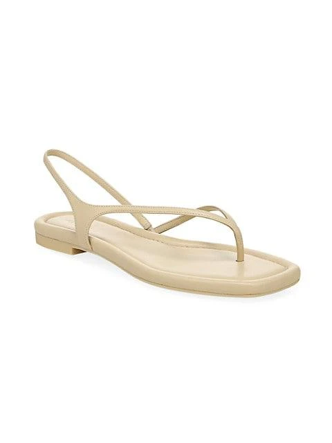 商品Vince|Deana Leather Thong Sandals,价格¥725,第2张图片详细描述