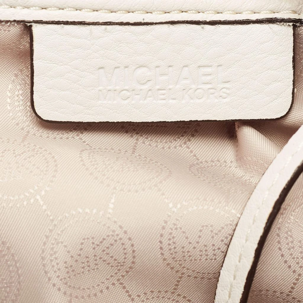 MICHAEL Michael Kors White Leather Whipstitch Detail Bennet Tote 商品