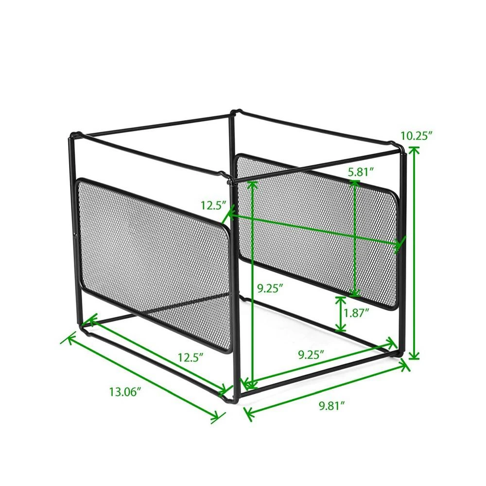 商品Mind Reader|Metal Mesh Hanging Folder File Organizer,价格¥271,第3张图片详细描述