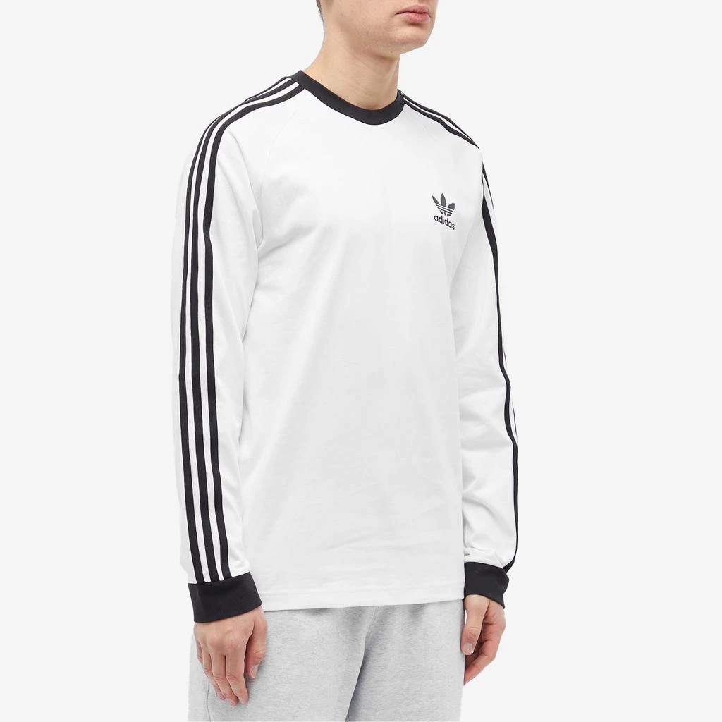 商品Adidas|Adidas Long Sleeve 3 Stripe T-Shirt,价格¥233,第2张图片详细描述