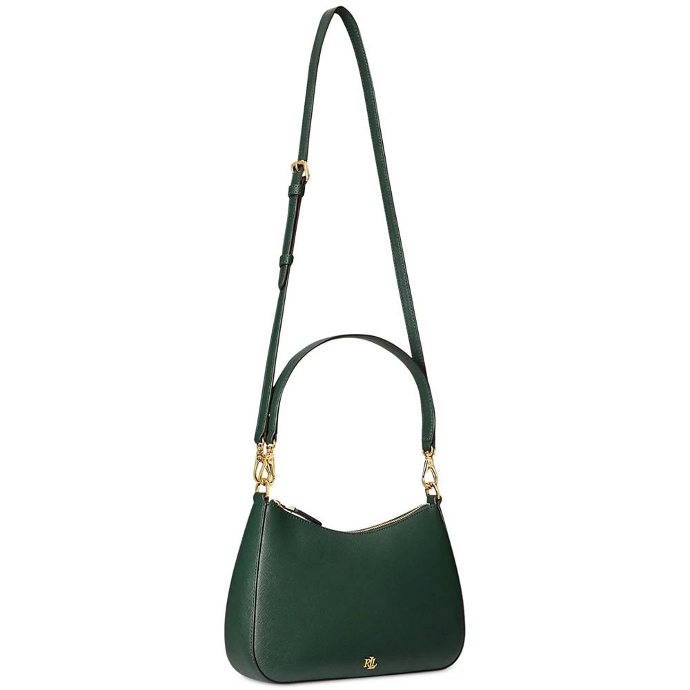 商品Ralph Lauren|Women's Crosshatch Leather Medium Danni Shoulder Bag,价格¥992,第4张图片详细描述