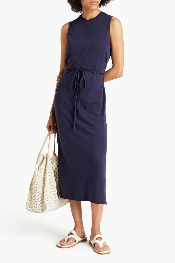商品Vince|Pima cotton-jersey midi dress,价格¥439,第4张图片详细描述