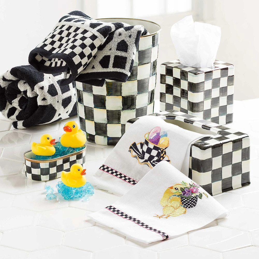 Courtly Check Enamel Toilet Tissue Holder 商品