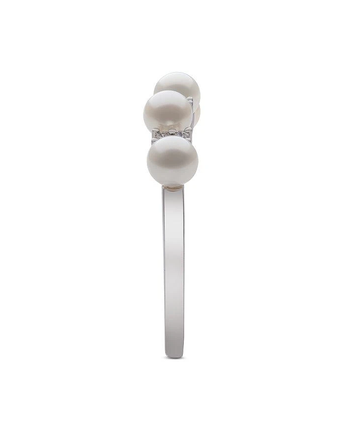 商品Bloomingdale's|Cultured Freshwater Pearl & Diamond Ring in 14K White Gold - 100% Exclusive,价格¥15737,第2张图片详细描述