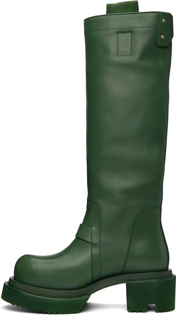 商品Rick Owens|Green Bogun Biker Boots,价格¥12115,第3张图片详细描述