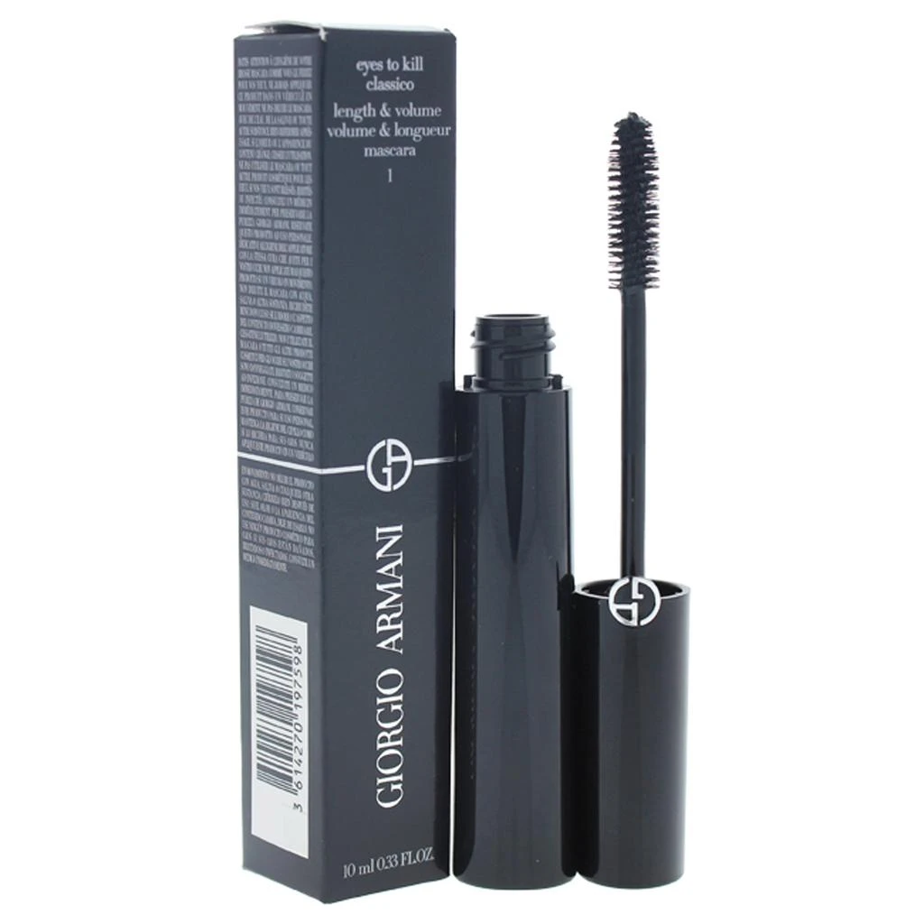 商品Giorgio Armani|Eyes To Kill Classico Mascara - # 1 Black by  for Women - 0.33 oz Mascara,价格¥338,第1张图片