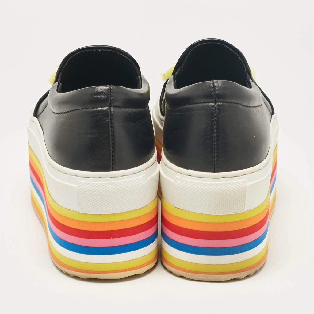 商品[二手商品] Joshua Sanders|Joshua Sanders Black Leather Slip On Sneakers Size 36,价格¥1060,第5张图片详细描述