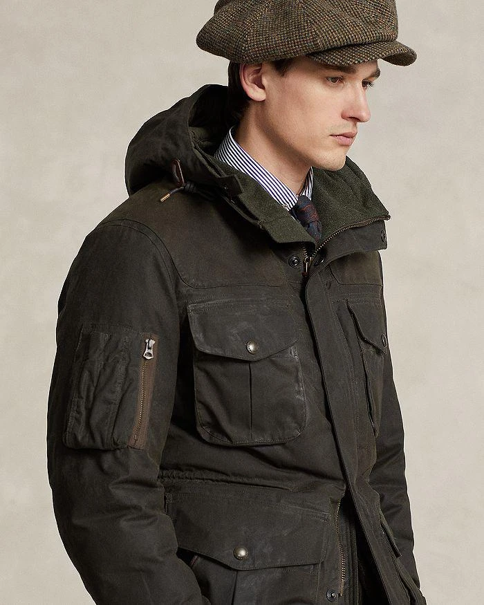 商品Ralph Lauren|Cotton Oilcloth Removable Hood Down Jacket,价格¥5461,第5张图片详细描述