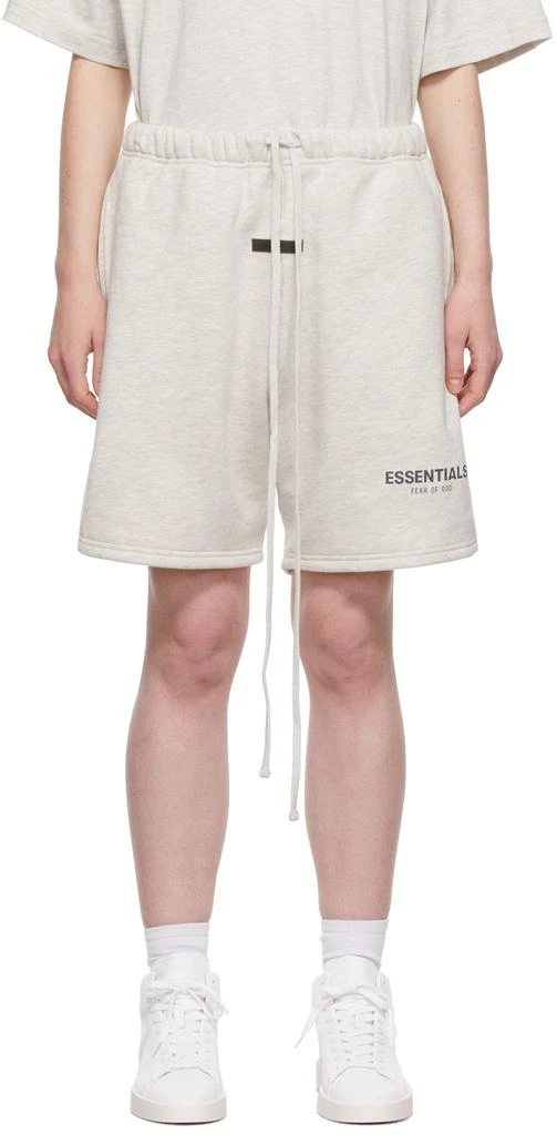 商品Essentials|Off-White Fleece Sweat Shorts,价格¥554,第1张图片