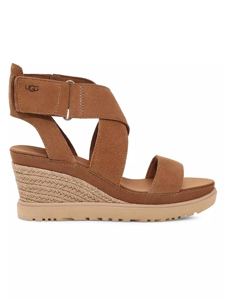 商品UGG|Ilena Suede Wedge Sandals,价格¥899,第1张图片