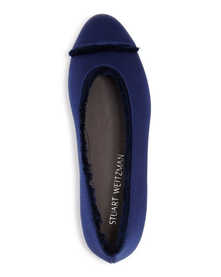 商品Stuart Weitzman|Captain Satin Flats,价格¥864,第3张图片详细描述