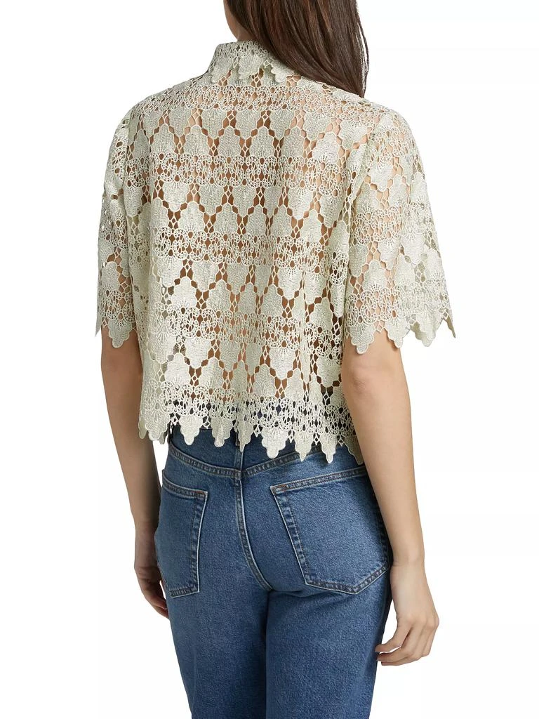 商品FRAME|Lace Button-Up Shirt,价格¥3159,第5张图�片详细描述