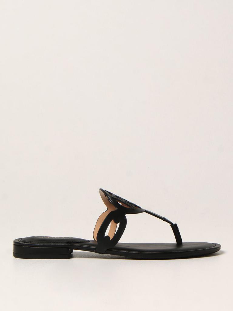 Lauren Ralph Lauren thong sandal in leather商品第1张图片规格展示