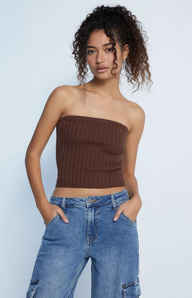 商品LA Hearts|Chunky Ribbed Knit Tube Top,价格¥157,第2张图片详细描述