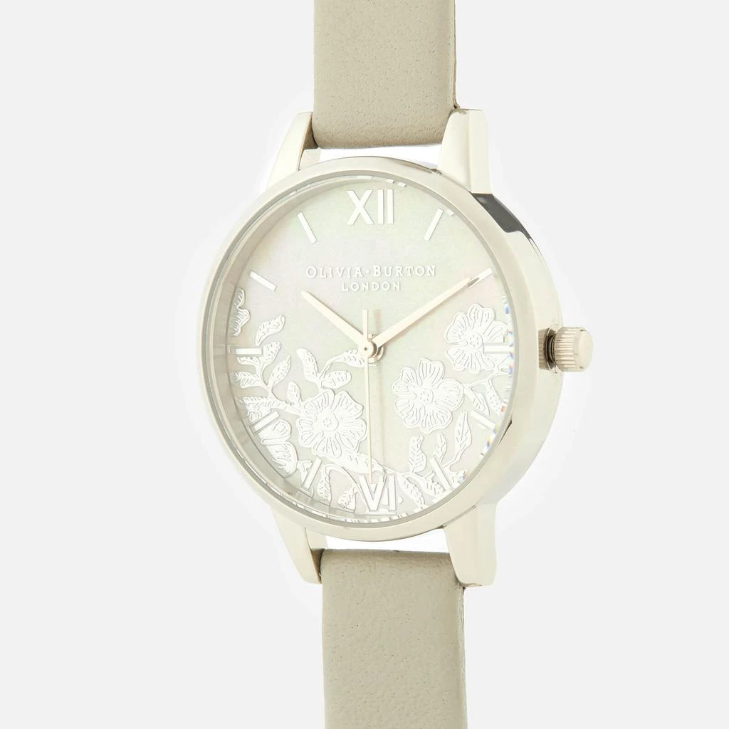 商品Olivia Burton|Olivia Burton Women's Lace Detail Watch - White,价格¥537,第3张图片详细描述