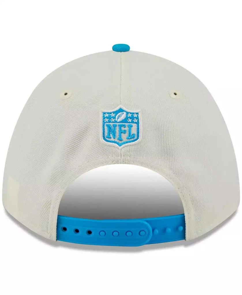 商品New Era|Men's Cream/Blue Carolina Panthers 2025 NFL Draft 9FORTY A-Frame M-Crown Adjustable Hat,价格¥268,第4张图片详细描述