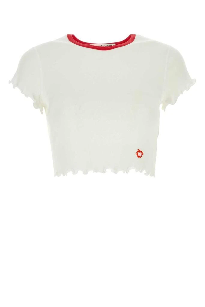 商品Alexander Wang|T By Alexander Wang Lettuce Hem Jersey T-Shirt,价格¥691,第1张图片