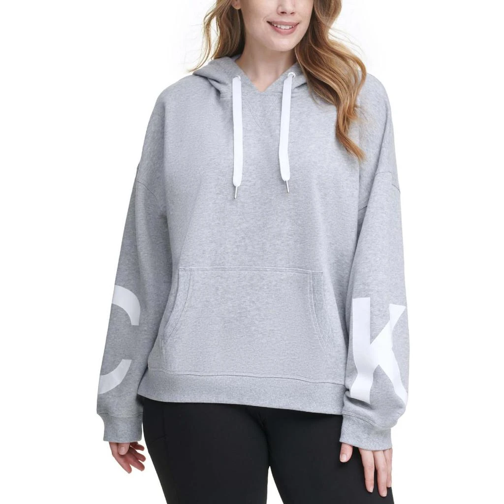 商品Calvin Klein|Calvin Klein Womens Plus Performance Sweatshirt Comfy Hoodie,价格¥104,第1张图片